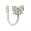 Wholesale J Shape Metal Curtain Hook Butterfly Decoration